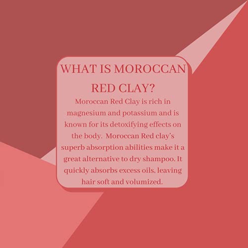 Marokkói Vörös Agyag Por által misha | 100g (3.5.oz.) | - ban Természetes Marokkói Vörös Agyag Por | Méregtelenítő,