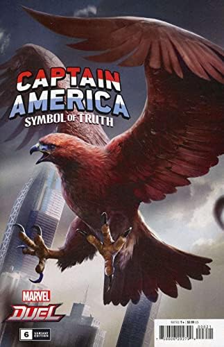 Amerika kapitány: a Szimbólum az Igazság 6A VF/NM ; Marvel képregény | red wing Párbaj változat
