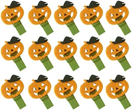 DOITOOL Otthoni Tárolás Szervező 20DB Tök Fából készült Klipek Szép Halloween Tök Klipek Megjegyzés Memo Üzenetet, Képeslapot