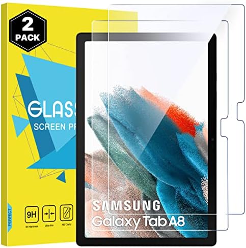MoKo képernyővédő fólia Illik Samsung Galaxy Tab A8 10.5 Hüvelyk 2022(SM-X200/SM-X205/SM-X207), [2-Pack] Anti-Karc Kör Szélén