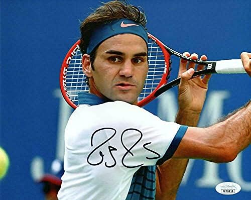 Roger Federer Aláírt Autogramot 8x10 Fotó - Tenisz Szupersztár Wimbledoni Bajnok Szövetség - Dedikált Tenisz Fotók