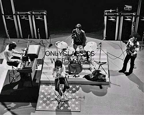 OnlyClassics 1968-ban Az Ajtók Végre Koppenhágai dán TV 8X10 Fotó Jim Morrison Csillagok Csík