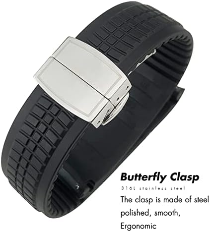 IENYU 21mm Minőségű Gumi Watchband A Patek mélytengeri búvár Philippe A PP 5164A 5167A Szilikon óraszíj Braceletes Vízálló