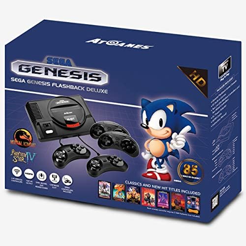 SEGA Genesis Flashback HD Konzol 85 Játékok 4 Adatkezelők
