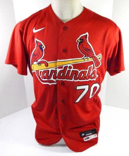 2020 St. Louis Cardinals Jose Godoy 70 Játék Kiadott O Használt Piros Mez ST BP 44 0 - Játék Használt MLB Mezek