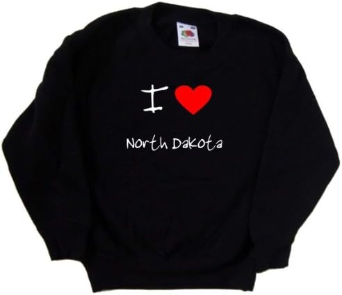 Szeretem A Szíved, Észak-Dakota Fekete Pulóver