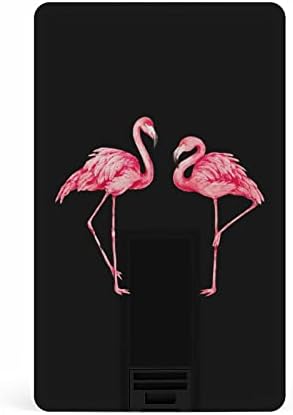 Akvarell Flamingo USB Meghajtó Hitelkártya Design USB Flash Meghajtó U Lemez, pendrive 32G
