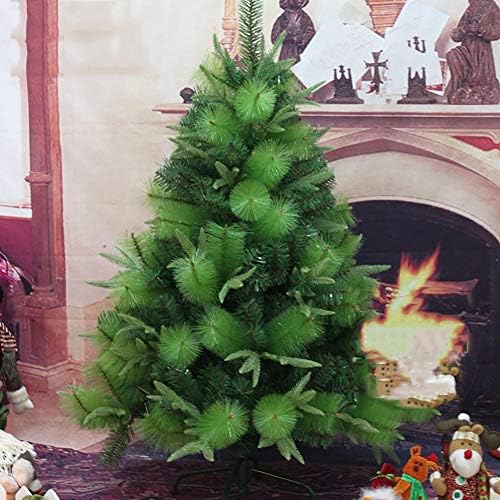 7.8 FT Környezetbarát Kivilágítatlan karácsonyfa, Mesterséges karácsonyfa Prémium Lucfenyő Csuklós Összecsukható Fém Állvány
