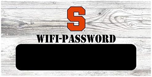 Fan Alkotások NCAA Syracuse-i Orange Unisex Syracuse WiFi Jelszót, írja Alá, a Csapat Színe, 6 x 12