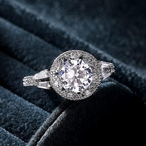 Ígéret Gyűrű Női Divat Cirkónium-oxid Bling Esküvői Gyűrű, Ékszerek, Ajándékok, Női Szimulált Gyémánt Eljegyzési Gyűrű, jegygyűrű
