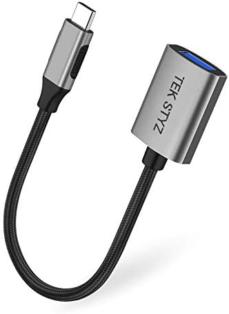 Tek Styz USB-C USB 3.0 Adapter Működik a Samsung N930 OTG Típus-C/PD Férfi USB 3.0 Női Converter. (5Gbps)