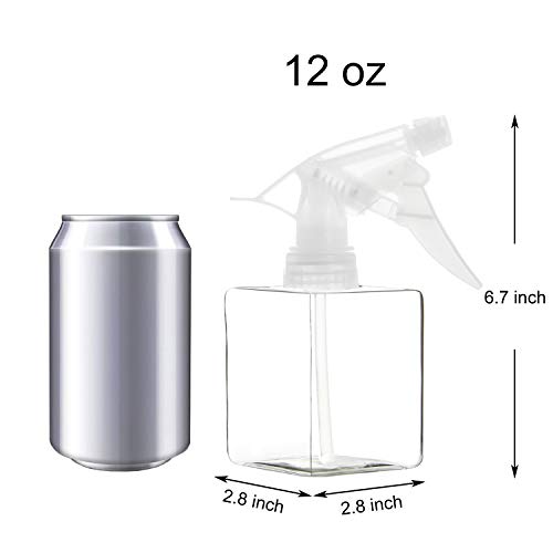 Youngever 5 Pack Üres Műanyag Permetező Üveget, Tiszta Tér Permetező Üveget, Haj, Tisztítás Megoldások (8 Uncia)