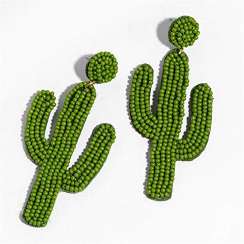 Nyilatkozat Gyöngyös Csepp Fülbevaló Női Bohém Aranyos Kaktusz Flitterekkel Levél Gonosz Szemek Gyöngyös Karika Fülbevaló