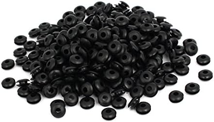 IIVVERR kétoldalas Gumi Gyűrű Tömítő Gyűrűt Vezeték Tömítés Fekete 4mm Belső Átm 500pcs (Doble Lado Anillo de Goma Sellado