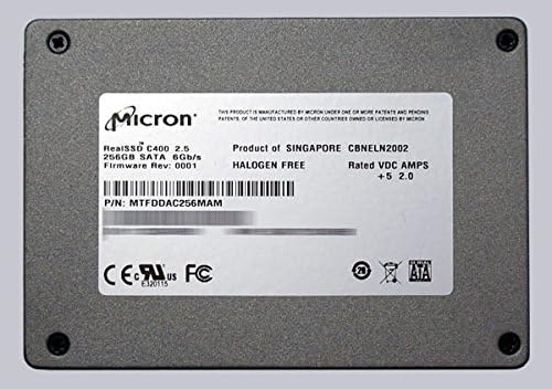 A Micron 128GB C400 SSD 9.5 mm, NARD MLC, SATA III, 2.5 ssd Meghajtó MTFDDAK128MAM