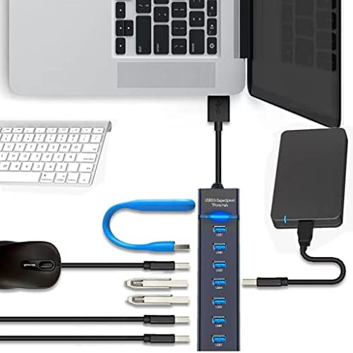 USB 3.0 Hub 7Port, USB 5Gbps adatátviteli Hub Elosztó,Számítógép-Hálózati Elosztók Laptop, PC, MacBook, Mac Pro/Mini, PS4/5,
