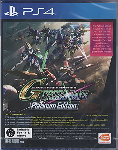 SD Gundam G Generációs Kereszt Sugarak - Playstation 4 Játék Lemez - Platinum Edition