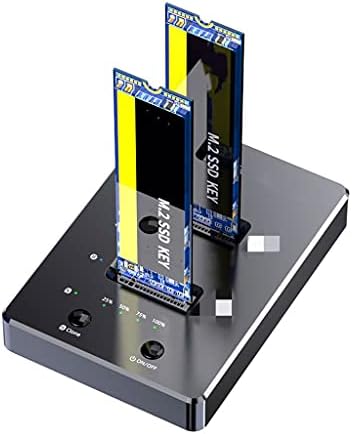 SAWQF C Típusú USB 3.0 M. 2 SATA NGFF SSD Merevlemez Dokkoló Állomás Kettős Bay Külső Offline Klón Adapter