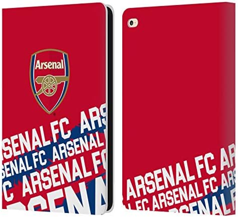 Fejét az Esetben Minták Hivatalosan Engedélyezett Arsenal FC Hatása Címer, valamint a Tüzérek Logó Bőr Könyv Tárca burkolata