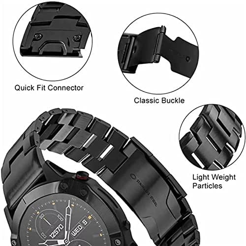 XJIM Quick Fit Titán Ötvözet+Rozsdamentes Acél Watchband A Garmin Fenix 7X 7/6 6X 5X Pro Plusz Heveder Zenekar MARQ/Enduro