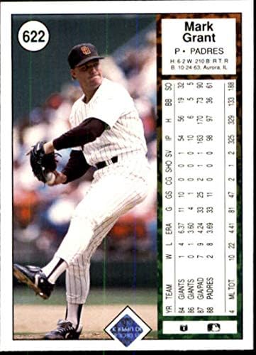 1989 Felső szint 622 Mark Grant UER NM-MT San Diego Padres Baseball-San Diego Padres