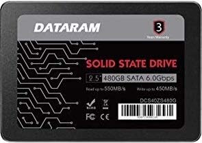 Dataram 480GB 2.5 SSD Meghajtó szilárdtestalapú Meghajtó Kompatibilis az ASUS H110M-E/M. 2