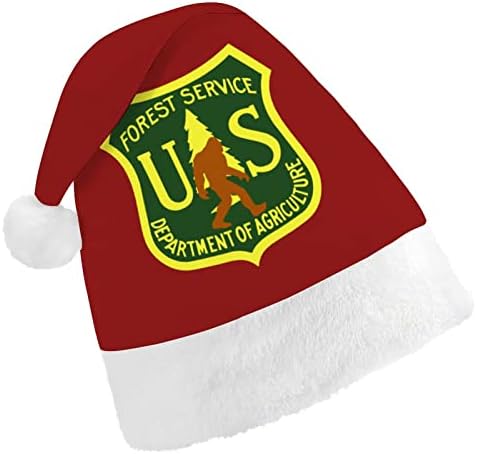 Amerikai Erdészeti Szolgálat Jeti Karácsonyi Sapka, Télapó Sapka a Felnőtt Unisex Kényelem Klasszikus Karácsonyi Sapka Karácsonyi