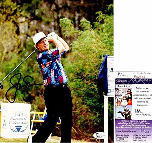 Jack Nicklaus Aláírt - Dedikált Golf 8x10 hüvelyk Fotó - Az Arany Medve + TÁRSASÁGGAL Eredetiséget igazoló Tanúsítvány -