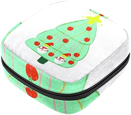 ORYUEKAN Egészségügyi betét Tároló Táska, Hordozható Újrafelhasználható Menstruációs Pad Cipzár Táska, Tampon-Tároló Tasak