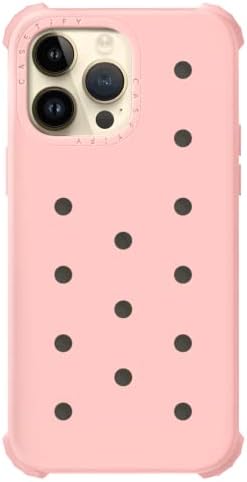 Casetify Árul iPhone 14 Pro Max Szilikon [Katonai Csepp Vizsgált / 4ft Csepp Védelem/Personalizable csapok] - Rózsaszín Ház