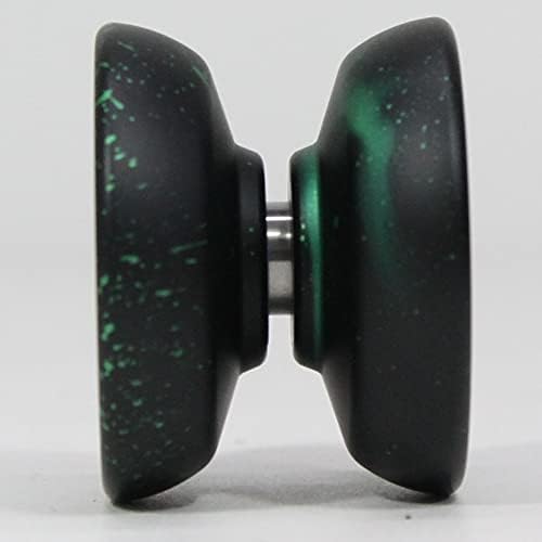 iYoYo Szenvedély Yo-Yo - Alumínium - Nagy, Érzékeny Kezdő Jojó (Zöld, Fekete Savas Mosás)