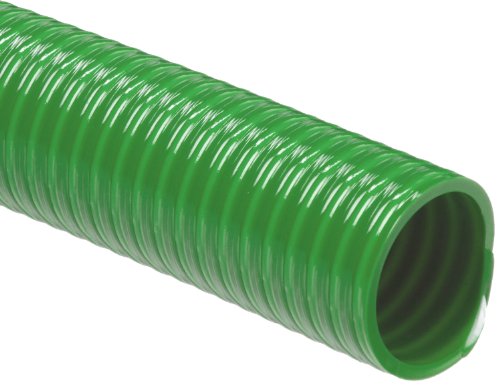 Unisource 1510 Zöld PVC Víz Szívó/leeresztő Tömlő, 70 psi Maximális Nyomás, 100' Hossza, 1-1/2 ID