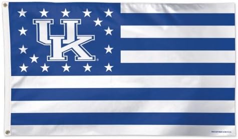 NCAA University of Kentucky 66903015 Deluxe Zászló, 3 x 5'