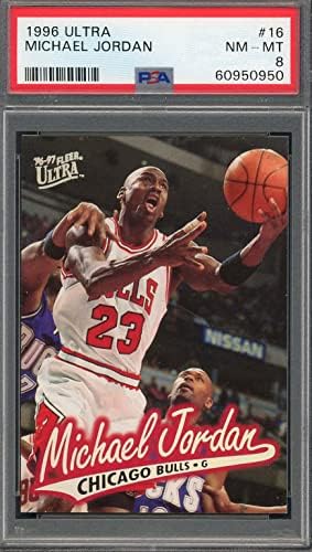 Michael Jordan 1996 Fleer Ultra Kosárlabda Kártya 16 Osztályozott PSA 8