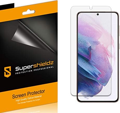 (6 darab) Supershieldz Célja a Samsung Galaxy (S21 Plusz 5G) képernyővédő fólia, Tükröződésmentes, valamint Anti Fingerprint