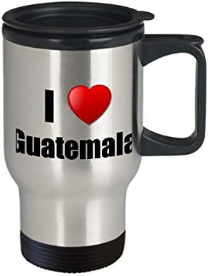 Guatemala Utazási Bögre Szigetelt Szeretem a Vicces Ajándék Ötlet Ország Szerető Büszkeség Újdonság Gag Kávé, Tea 14oz Ingázó