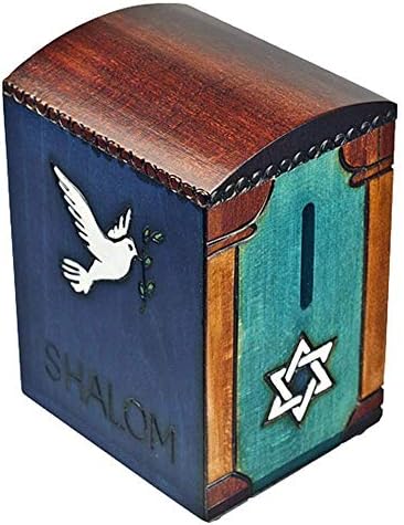 Shalom Galamb Tzedakah Emlék Doboz Piggy Bank Judaica Hanuka Ajándék