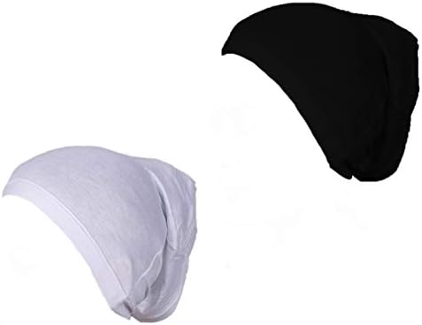 Yeieeo Női Nyúlik Sál Hidzsáb Kap egyszínű Hidzsáb Cső, 1db/2db/4db Alatt Kupakok Hijabs