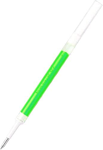 Pentel Utántöltő Tintát EnerGel RTX Visszahúzható Zselés Toll, 12 Csomag, 0.7 mm, Közepes Pont, Lime-Zöld (LR7-K)