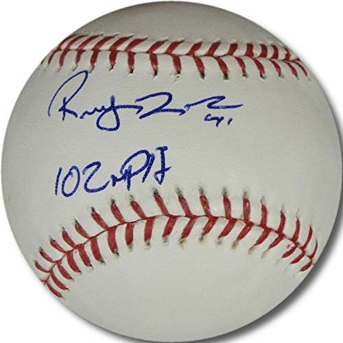 Rubby De La Rosa Kézzel Aláírt Autogramot Major League Baseball Dodgers 102 KM / h - Dedikált Baseball