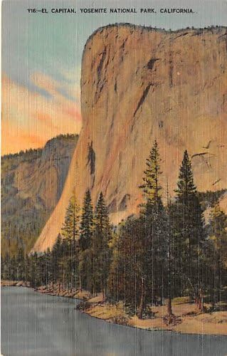 A Yosemite Nemzeti Parkban Kaliforniában Képeslap