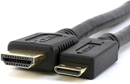 Nagy Sebességű HDMI-Kábel 6' HDMI-Mini HDMI adatátviteli Kábel Canon EOS Rebel T3 Digitális Kamera AV