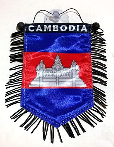 Kambodzsa zászló Autó Haza, Fal, Ajtó, Ablak kiegészítők Haning Zászló zászlók Auto dekoráció