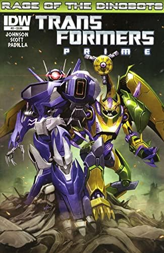 Transformers Prime, A: Düh a Dinobotok 3 VF/NM ; IDW képregény