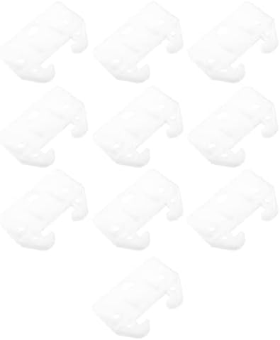 DOITOOL Fehér Fiókos Fehér Fiókos 40 Db Műanyag Fiók fiók útmutatók csere műanyag fiók siklik fiókban nyomon siklik Útmutatók