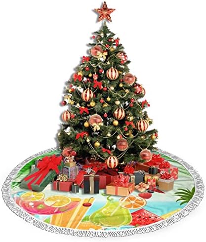 Nyári szünet karácsonyfa Szoknya, karácsonyfa Szoknya Szőnyeg Tassel a Nyaralás, Esküvő Dekoráció 48
