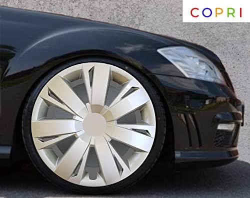 Copri Készlet 4 Kerék Fedél 16 Coll Ezüst Dísztárcsa Snap-On Illik Toyota Corolla