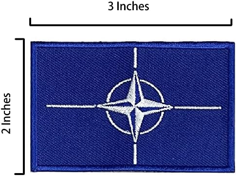 Egy-EGY NATO-Szimbólum Zománc Vas Kitűző + NATO Grand Jel Téglalap Hadsereg Jelvény Javítás +Albánia Gyűjtemény Mark Javítás,