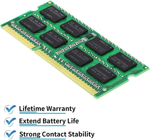 HADTK Laptop Memória PC3-10600(DDR3-1333) 4GB so-DIMM 1,5 V 204pin Non-ECC Memória Bővítés Támogatja a mac&Windows