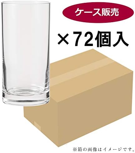 Toyo Sasaki Üveg pohár, Resome, Japánban Készült, Készlet 72 (által Értékesített Esetben), Mosogatógépben mosható, 9.5 fl